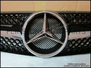 W209 CLK-Class Black Grille [SL-Style]
