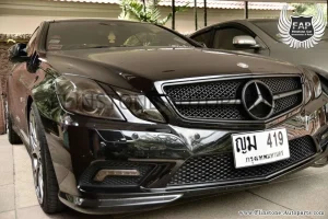 กระจังหน้า W207 E-Class Coupe Matte Black V.1 [SL-Style]