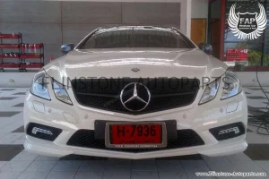 กระจังหน้า W207 E-Class Coupe Matte Black V.1 [SL-Style]