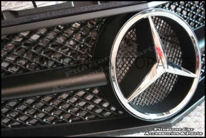 กระจังหน้า W207 E-Class Coupe Matte Black V.1 [SL-Style]