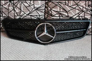 กระจังหน้า W207 E-Class Coupe Matte Black V.1 [SL-Style]