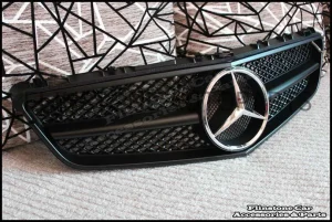 กระจังหน้า W207 E-Class Coupe Matte Black V.1 [SL-Style]
