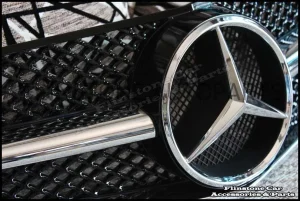 W207 E-Class Coupe Black Chrome Grille [SL-Style]