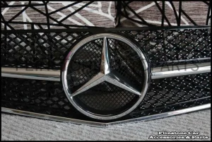 W207 E-Class Coupe Black Chrome Grille [SL-Style]