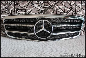 W212 E-Class Black Chrome Grille V.1 [E Coupe Style]