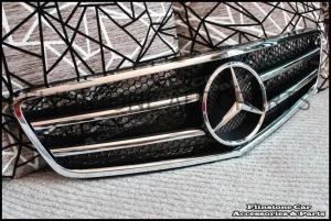 W204 C-Class Chrome Grille [C63 Style]