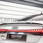 สปอยเลอร์ท้าย Audi C8 Rs7 สีดำเงา ทรง Maxton