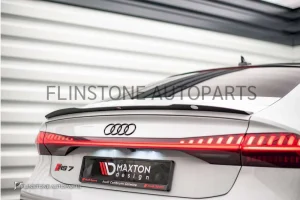 สปอยเลอร์ท้าย Audi C8 Rs7 สีดำเงา ทรง Maxton