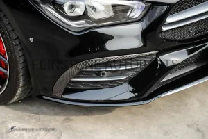 คิ้วโค้งช่องลมหน้า Carbon Fiber W118 CLA-Class ทรงเดิม