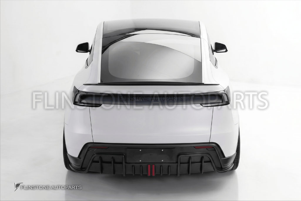 สปอยเลอร์ Carbon Fiber Tesla Model Y Juniper ทรง USUS Autoclave