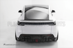 สปอยเลอร์ Carbon Fiber Tesla Model Y Juniper ทรง USUS Autoclave