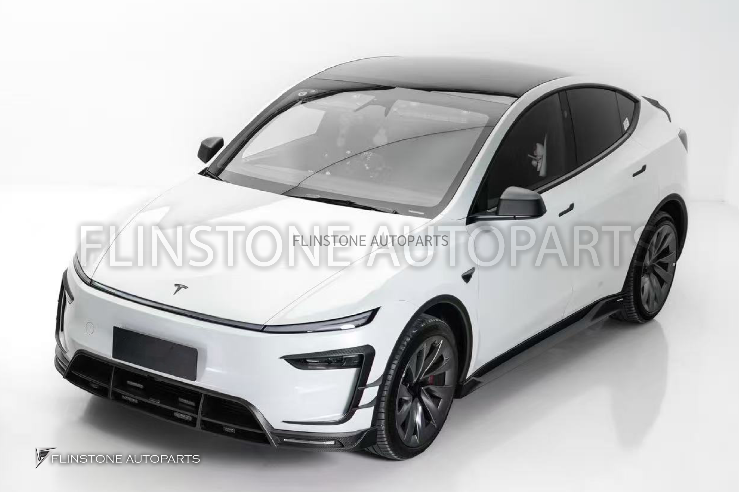 ลิ้นหน้า Carbon Fiber Tesla Model Y Juniper ทรง USUS Autoclave