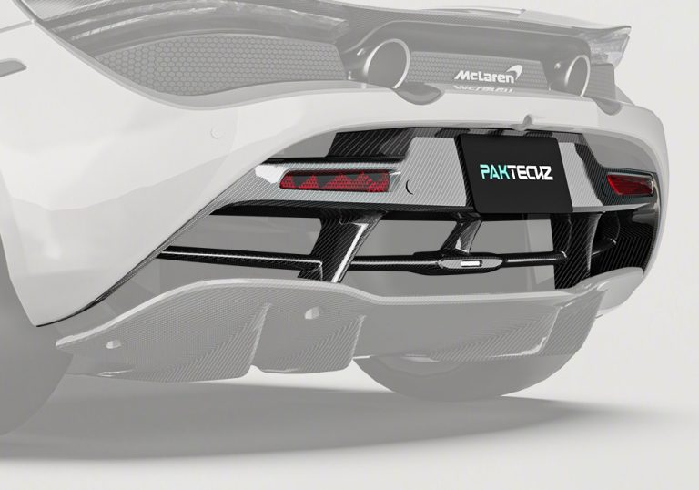 กันชนหลังส่วนกลางคาร์บอนไฟเบอร์ McLaren 720S PAKTECHZ