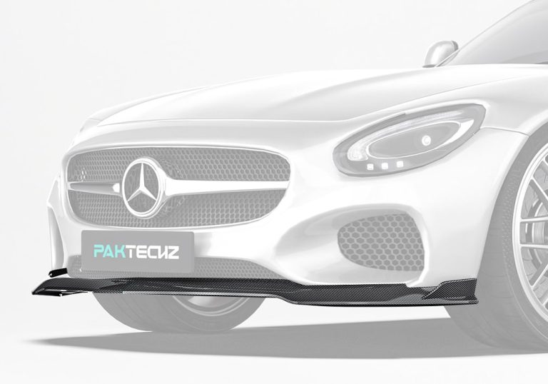 ลิ้นหน้าคาร์บอนไฟเบอร์ Ver.2 Mercedes-AMG GT/GTS C190 PAKTECHZ