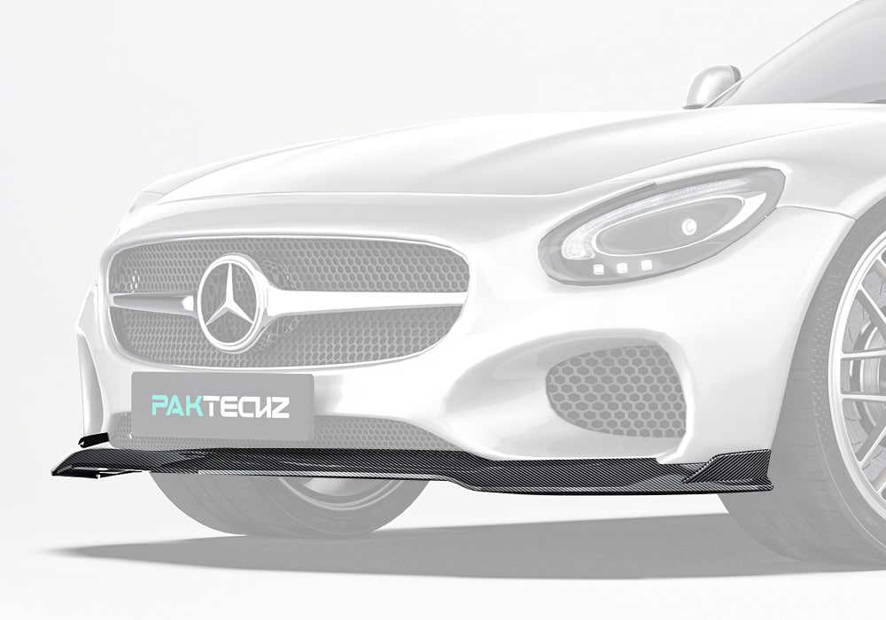 ลิ้นหน้าคาร์บอนไฟเบอร์ Ver.2 Mercedes-AMG GT/GTS C190 PAKTECHZ