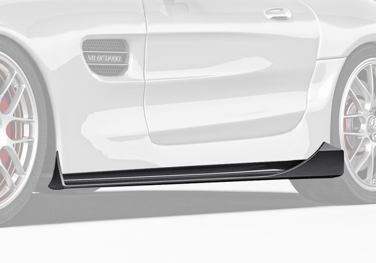 สเกิร์ตข้างคาร์บอนไฟเบอร์ Ver.1 Benz AMG GT/GTS C190 PAKTECHZ