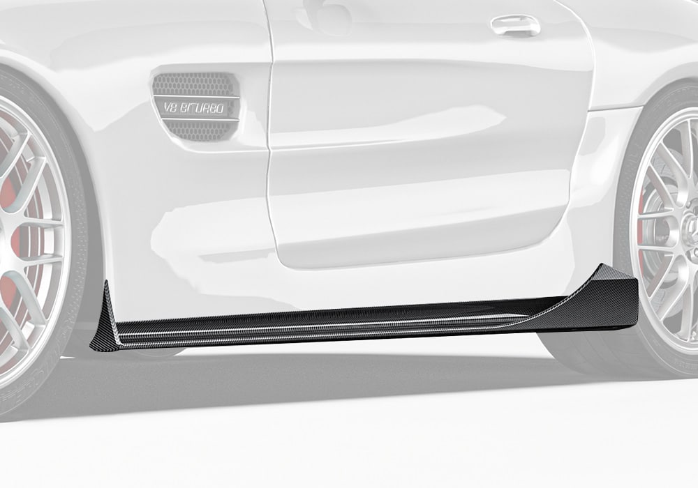 สเกิร์ตข้างคาร์บอนไฟเบอร์ Ver.1 Benz AMG GT/GTS C190 PAKTECHZ