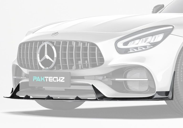 ลิ้นหน้าคาร์บอนไฟเบอร์ Mercedes-AMG GT/GTS C190 PAKTECHZ