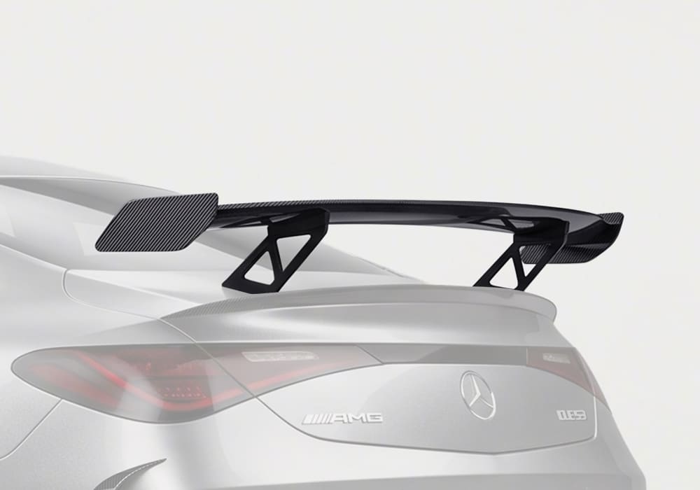 Achieve a race-inspired appearance for the Benz AMG CLE53 with the premium carbon fiber Rear Wing that elevates rear-end styling and performance