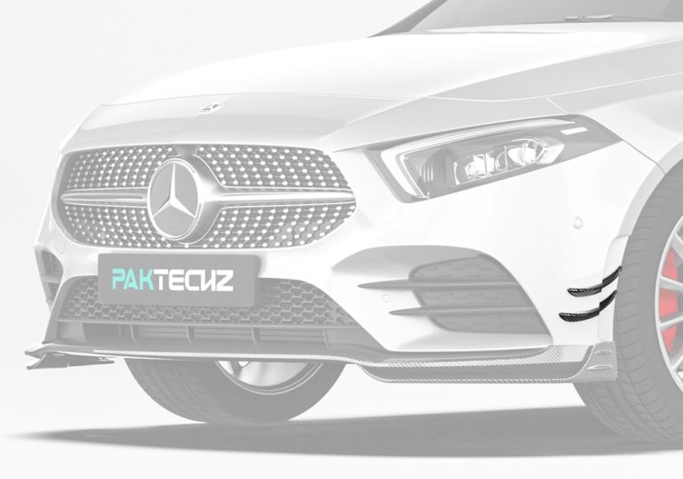 คานาร์ดหน้าคาร์บอนไฟเบอร์ Mercedes Benz A35 W177 PAKTECHZ