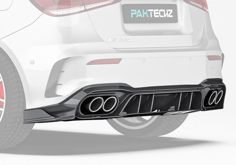 ดิฟฟิวเซอร์หลังคาร์บอนไฟเบอร์ Ver.1 Mercedes A35 W177 PAKTECHZ
