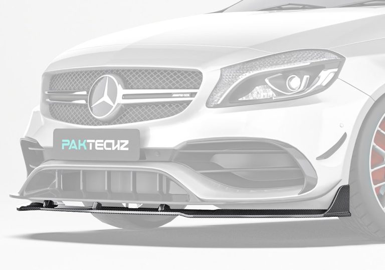 ลิ้นหน้าคาร์บอนไฟเบอร์ Mercedes Benz A-Class W176 PAKTECHZ