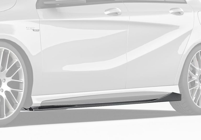สเกิร์ตข้างคาร์บอนไฟเบอร์ Mercedes Benz A-Class W176 PAKTECHZ