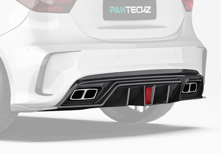 ดิฟฟิวเซอร์หลังคาร์บอนไฟเบอร์ Mercedes Benz A-Class W176 PAKTECHZ