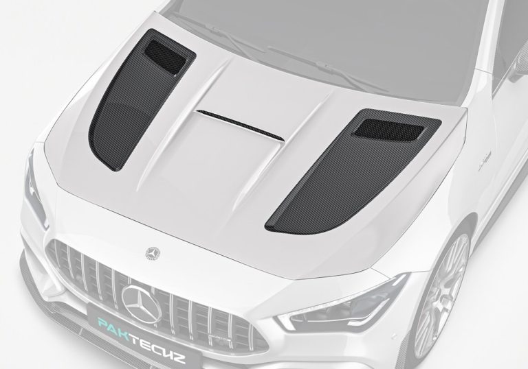 ฝากระโปรงหน้าคาร์บอนไฟเบอร์ Mercedes-Benz CLA-Class W118/C118 PAKTECHZ