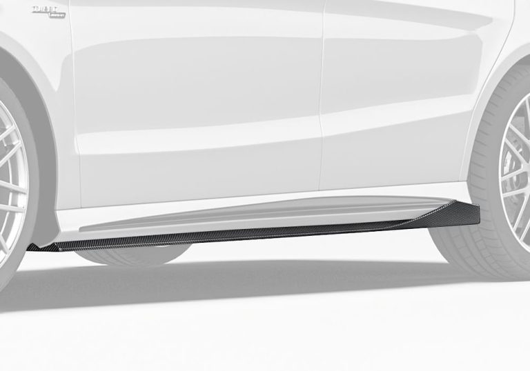 สเกิร์ตข้างคาร์บอนไฟเบอร์ Mercedes Benz CLA-Class W117/C117 PAKTECHZ
