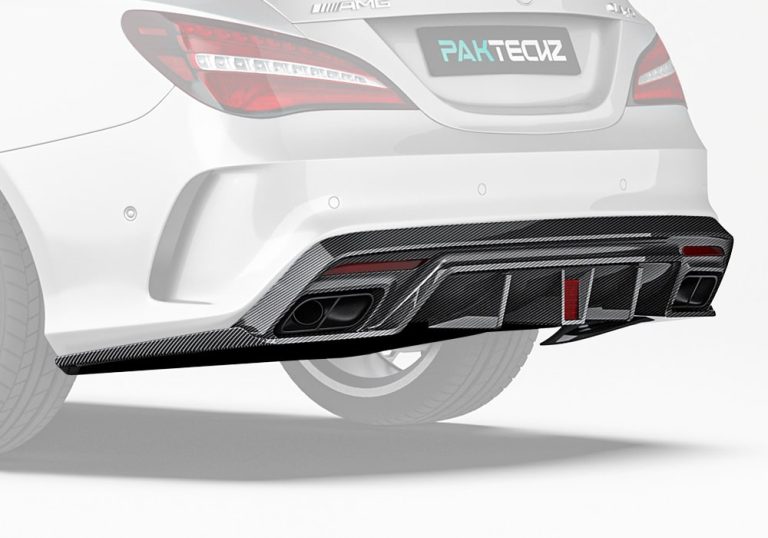 ดิฟฟิวเซอร์หลังคาร์บอนไฟเบอร์ Mercedes Benz CLA-Class W117/C117 PAKTECHZ