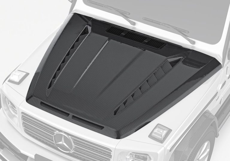 ฝากระโปรงหน้าคาร์บอนไฟเบอร์ Mercedes-Benz G-Class W464 PAKTECHZ