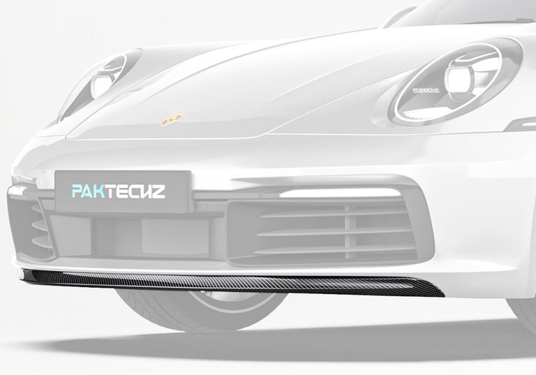 ลิ้นหน้าคาร์บอนไฟเบอร์ Porsche 911 992.1 PAKTECHZ
