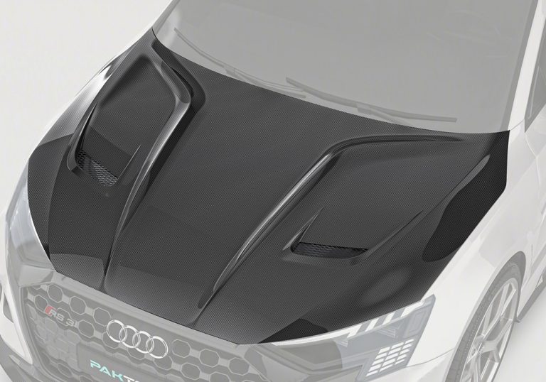 ฝากระโปรงหน้าคาร์บอนไฟเบอร์ Audi RS3 8Y PAKTECHZ