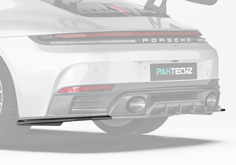 สปลิตเตอร์ข้างด้านหลังคาร์บอนไฟเบอร์ Porsche 911 992.2 PAKTECHZ