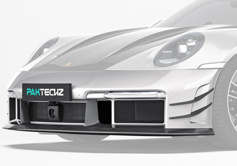 กันชนหน้าคาร์บอนไฟเบอร์ Porsche 992 Turbo S PAKTECHZ