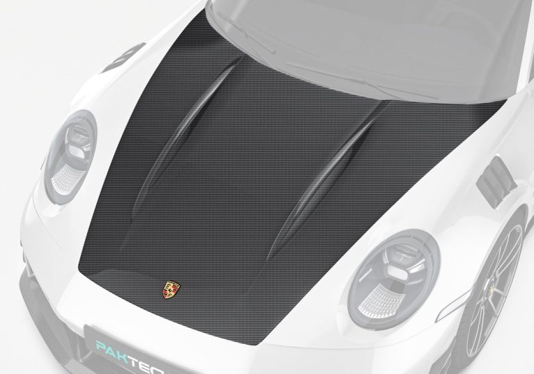 ฝากระโปรงหน้าคาร์บอนไฟเบอร์ Porsche 992 Turbo S PAKTECHZ