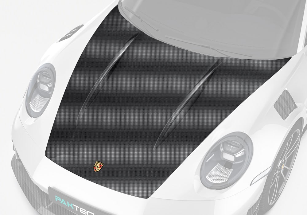 ฝากระโปรงหน้าคาร์บอนไฟเบอร์ Porsche 992 Turbo S PAKTECHZ