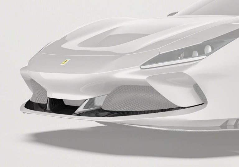 ลิ้นหน้าคาร์บอนไฟเบอร์ Ferrari F8 PAKTECHZ