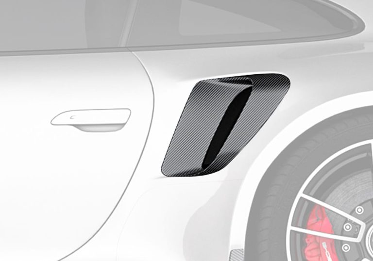 ช่องรับลมข้างคาร์บอนไฟเบอร์ Porsche 992 Turbo S PAKTECHZ