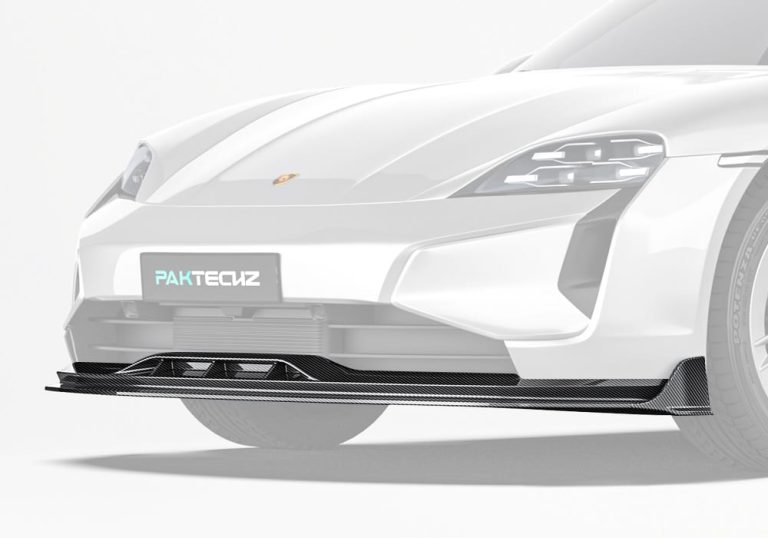 ลิ้นหน้าคาร์บอนไฟเบอร์ Porsche 2025 Taycan PAKTECHZ