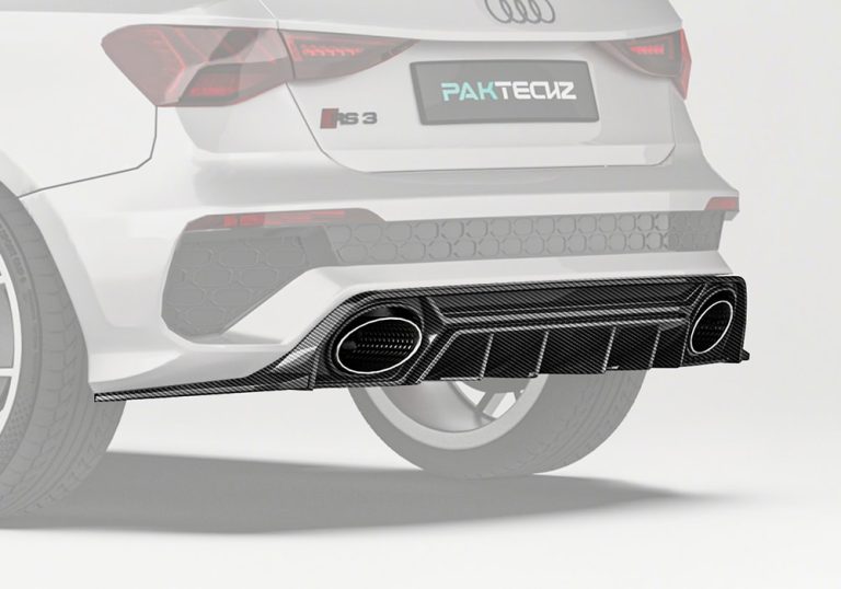 ดิฟฟิวเซอร์หลังคาร์บอนไฟเบอร์ Audi RS3 8Y PAKTECHZ
