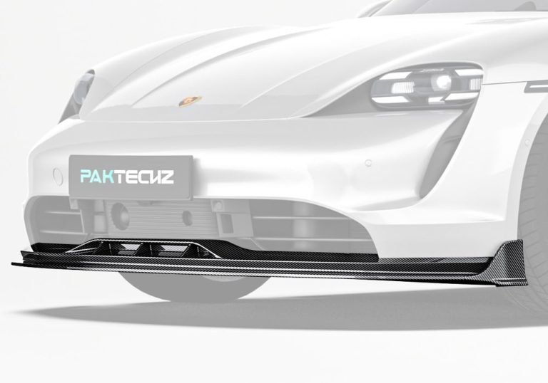 ลิ้นหน้าคาร์บอนไฟเบอร์ Porsche Taycan PAKTECHZ