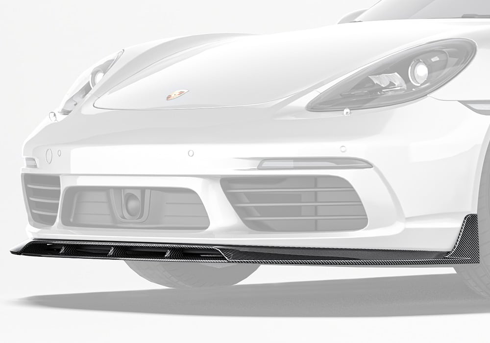 ลิ้นหน้าคาร์บอนไฟเบอร์ Porsche 718 PAKTECHZ