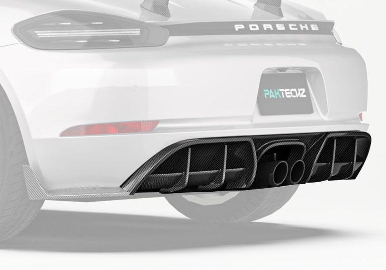 ดิฟฟิวเซอร์หลังคาร์บอนไฟเบอร์ Porsche 718 PAKTECHZ