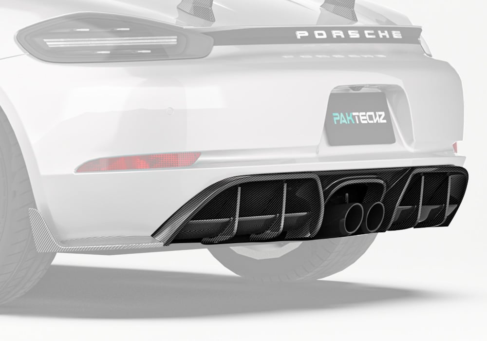 ดิฟฟิวเซอร์หลังคาร์บอนไฟเบอร์ Porsche 718 PAKTECHZ