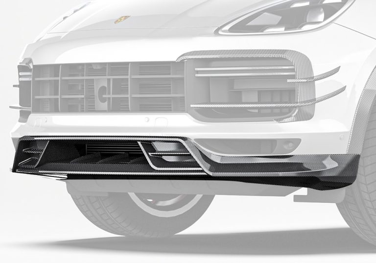 ลิ้นหน้าคาร์บอนไฟเบอร์ Porsche Cayenne PAKTECHZ