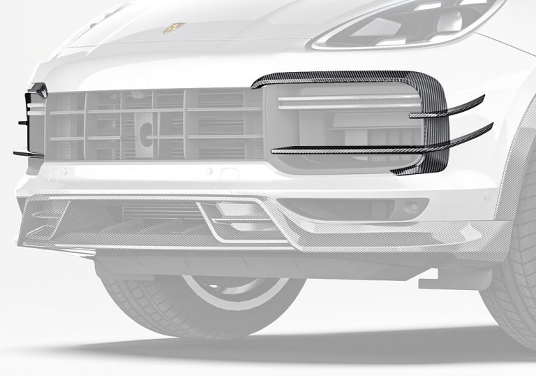 คานาร์ดหน้าคาร์บอนไฟเบอร์ Porsche Cayenne PAKTECHZ