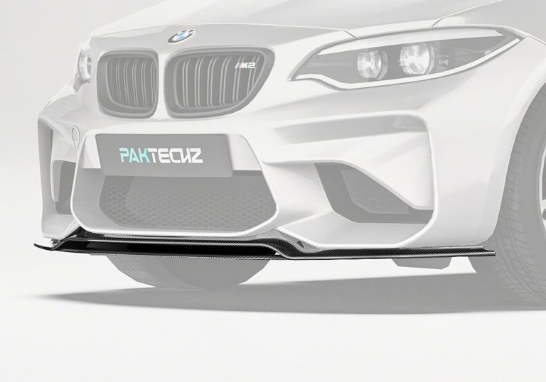ลิ้นหน้าคาร์บอนไฟเบอร์ BMW M2 F87 PAKTECHZ