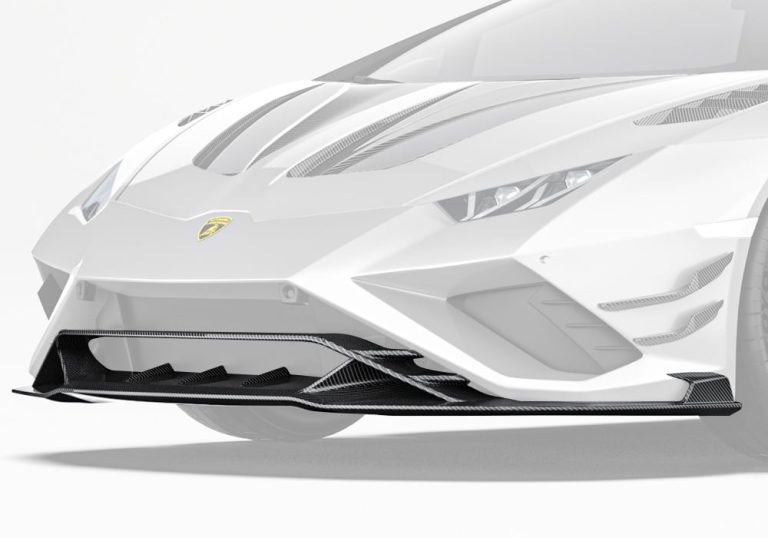 ลิ้นหน้าคาร์บอนไฟเบอร์ Lamborghini Huracan EVO PAKTECHZ